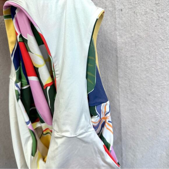 Onia Swim Rachel One Piece Swimsuit floral camo Size Small scoop back high cut - Picture 11 of 16